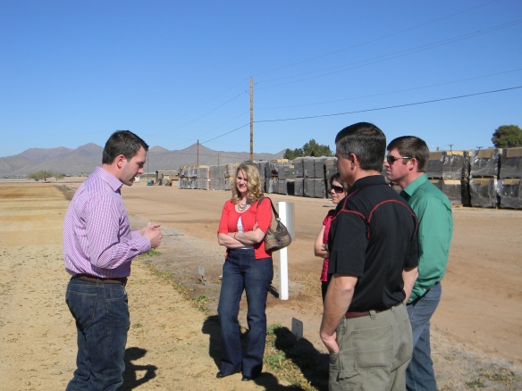 Brett explains the history of his family's farm in this arid Arizona valley. 